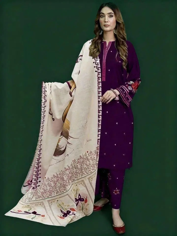 URGE PURE LAWN 3PC EMBROIDERED