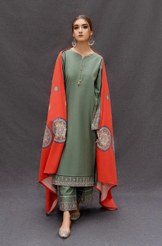 URGE PURE LAWN 3PC EMBROIDERED