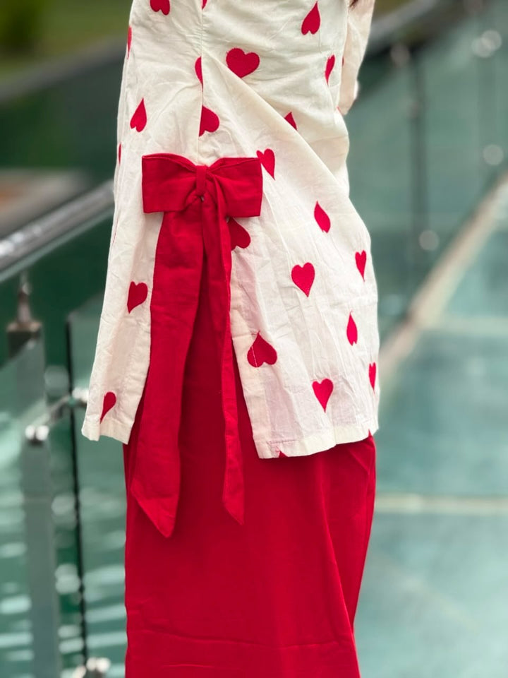 Cute Heart Bow