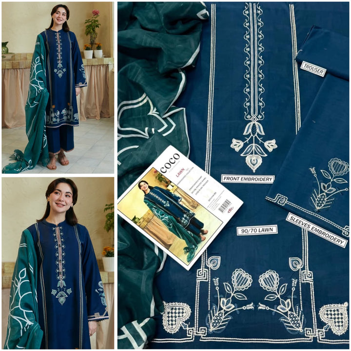 URGE PURE LAWN 3PC EMBROIDERED
