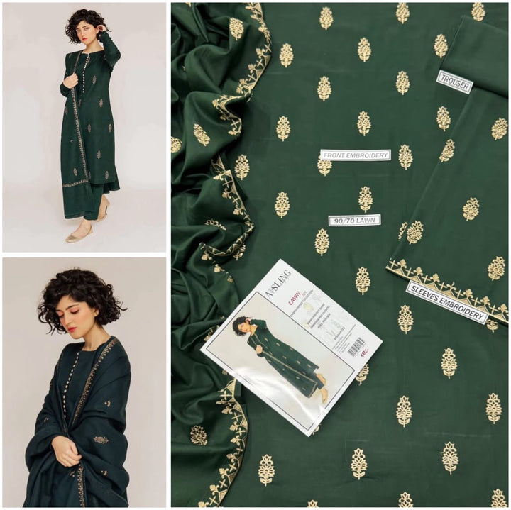URGE PURE LAWN 3PC EMBROIDERED