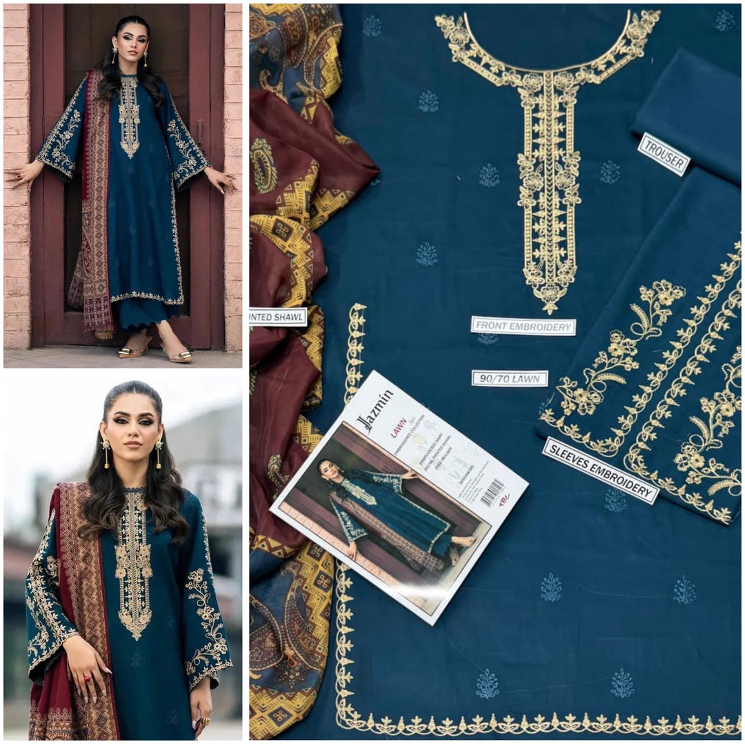 URGE PURE LAWN 3PC EMBROIDERED