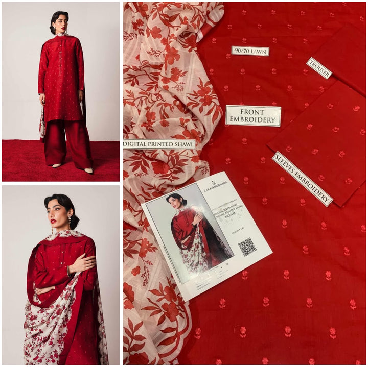 URGE PURE LAWN 3PC EMBROIDERED