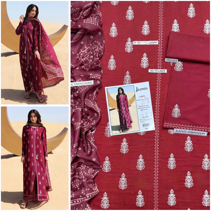 URGE PURE LAWN 3PC EMBROIDERED