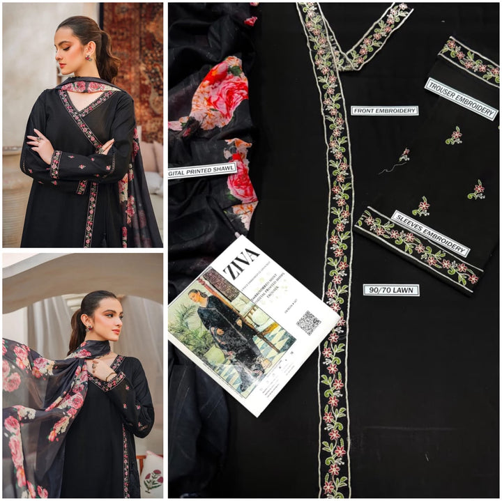 URGE PURE LAWN 3PC EMBROIDERED