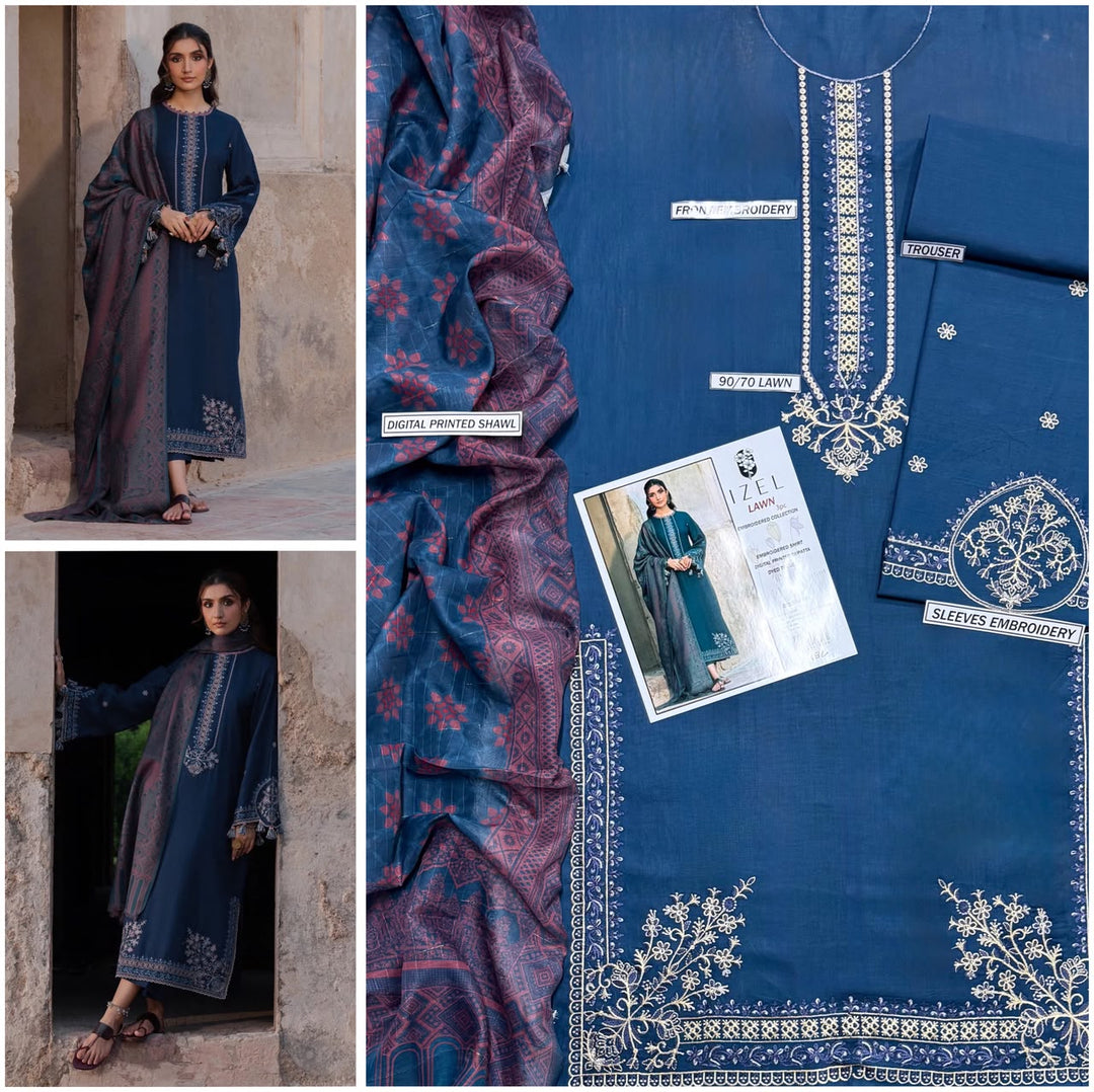 URGE PURE LAWN 3PC EMBROIDERED