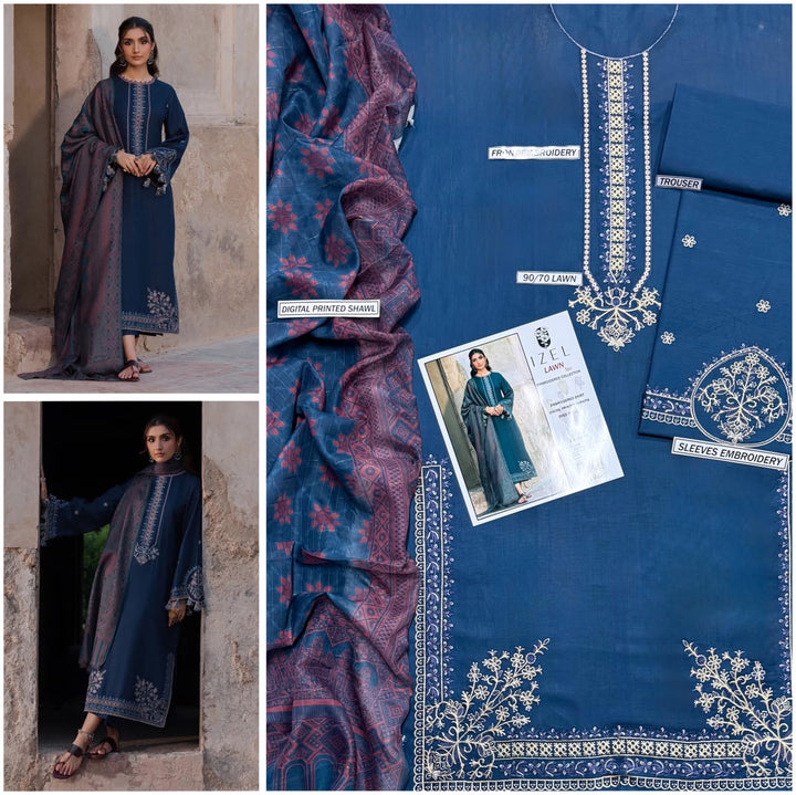 URGE PURE LAWN 3PC EMBROIDERED