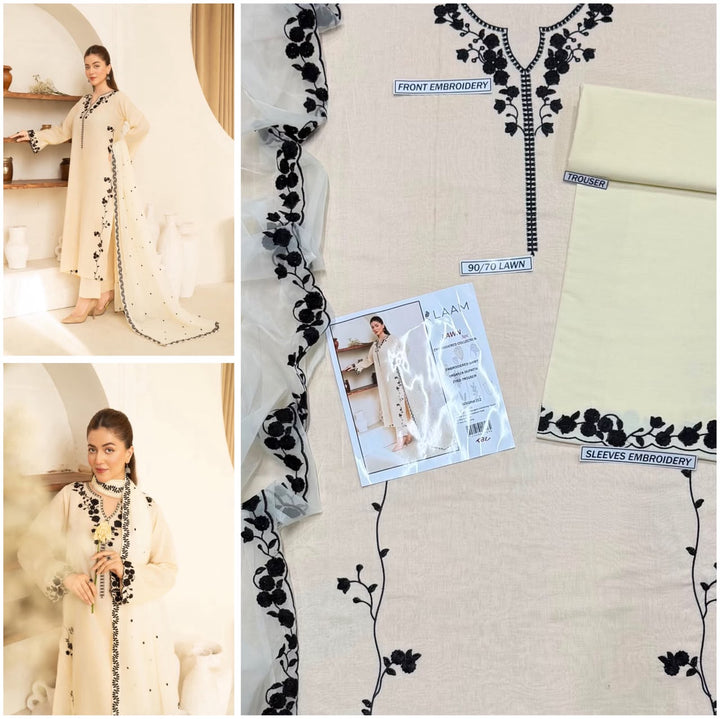 URGE PURE LAWN 3PC EMBROIDERED