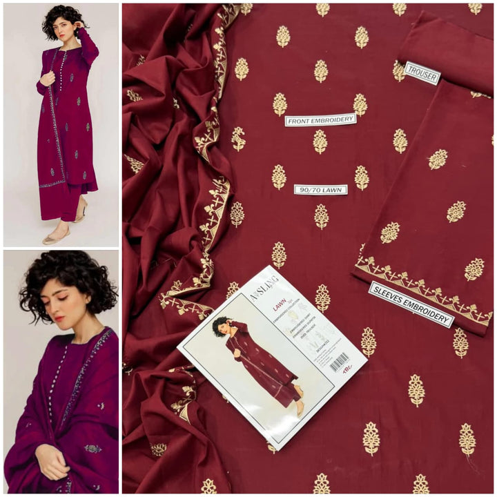 URGE PURE LAWN 3PC EMBROIDERED
