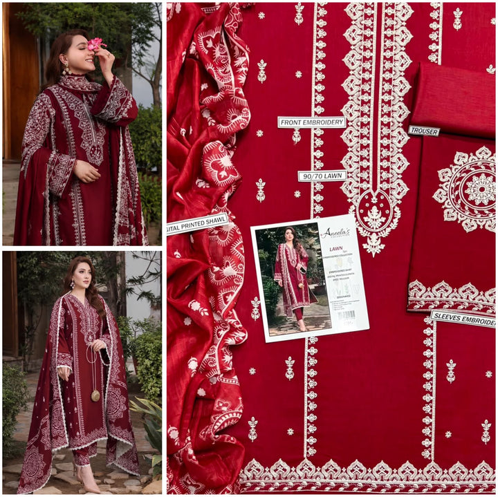 URGE PURE LAWN 3PC EMBROIDERED