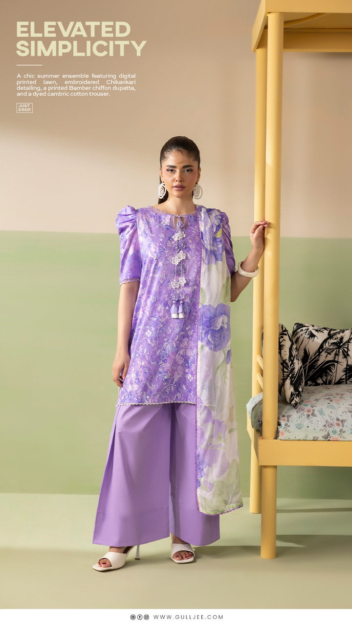 Luxury Lawn Digital Printed Chicken Kari