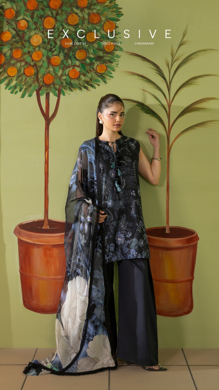 Luxury Lawn Digital Printed Chicken Kari
