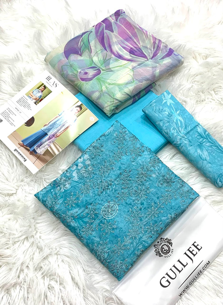 Luxury Lawn Digital Printed Chicken Kari
