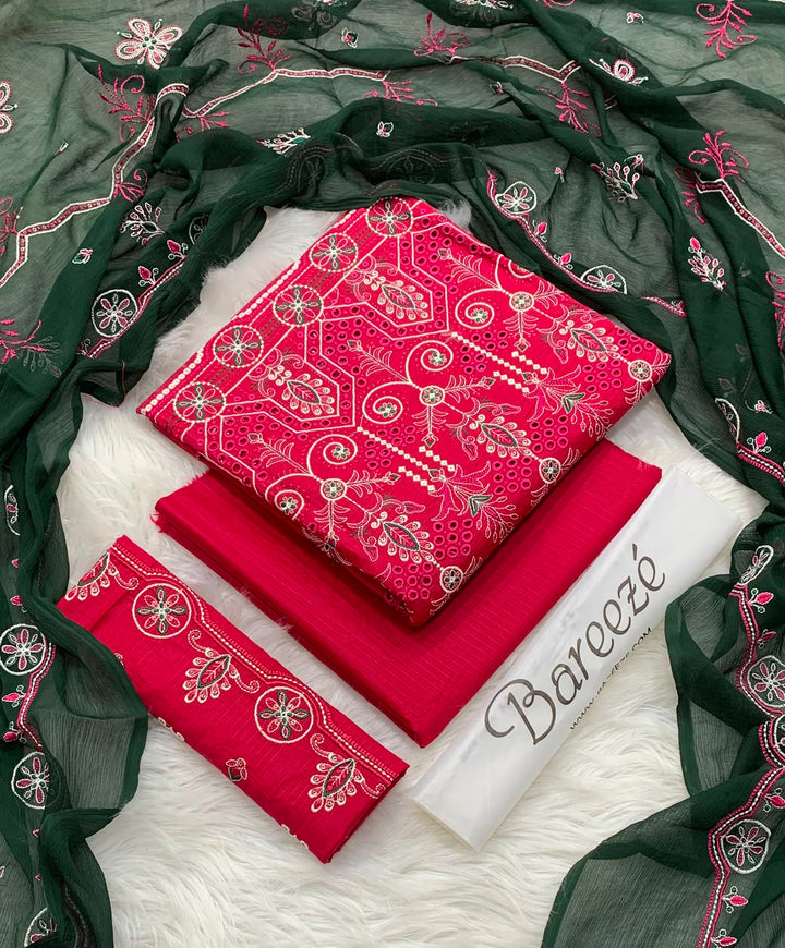 BAREEZE EMBRIODERY 3PC