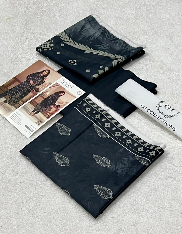GJ FASHION `  Front Luxury Lawn