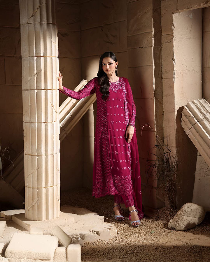 Ahmozi Presenting Azure Chiffon Collection