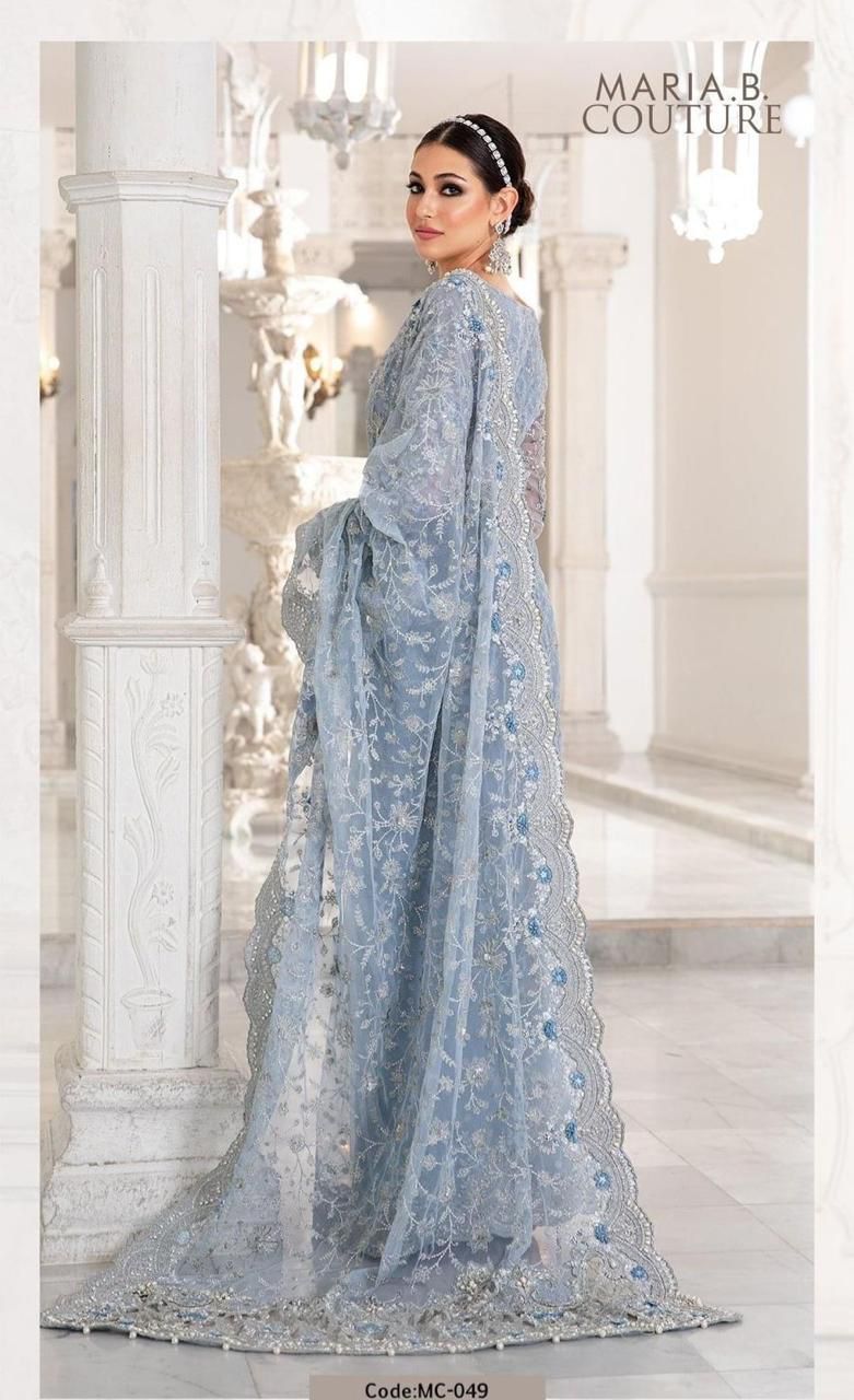 MARIA B NET SAREE