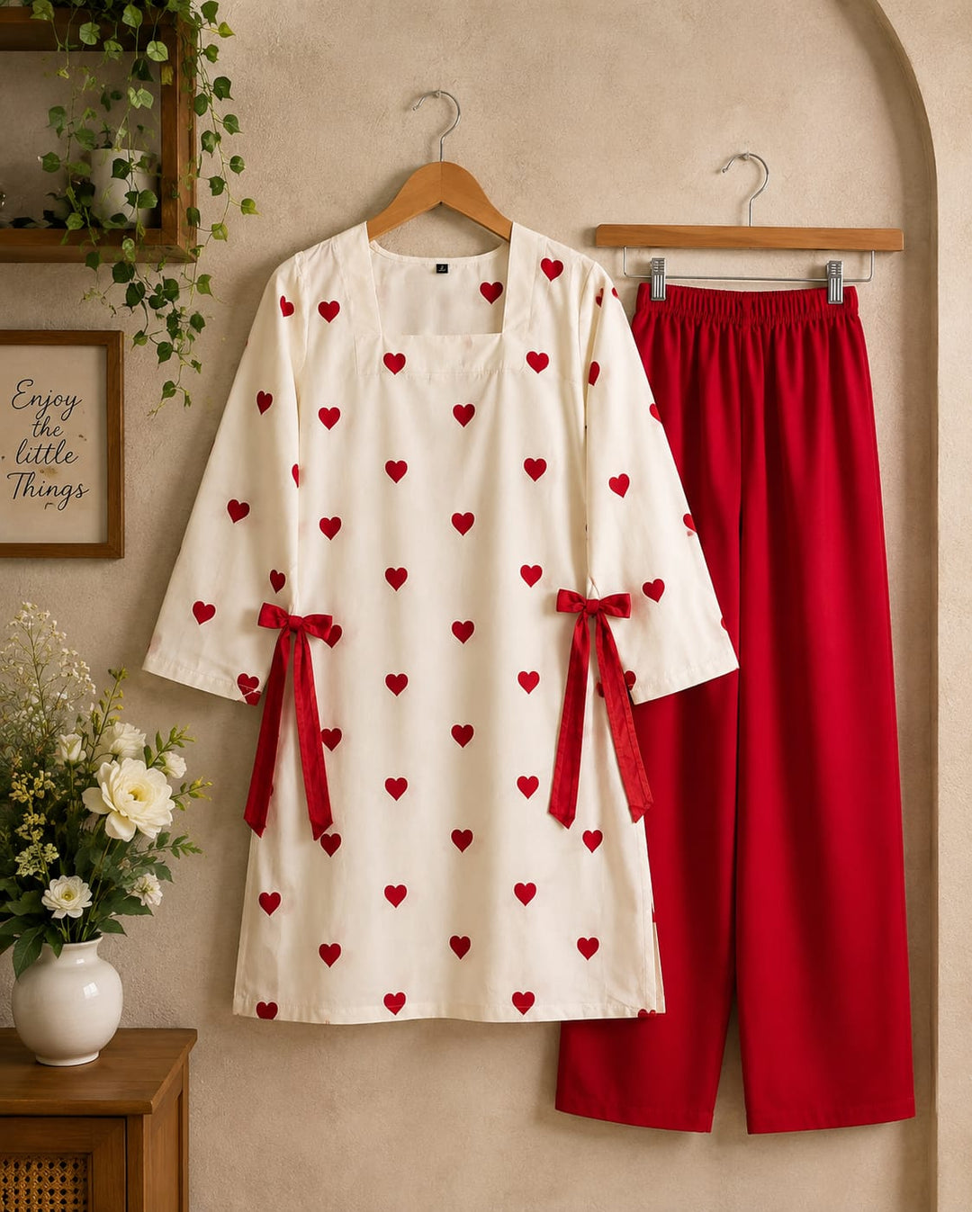 Cute Heart Bow