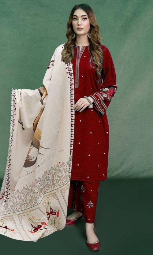 URGE PURE LAWN 3PC EMBROIDERED